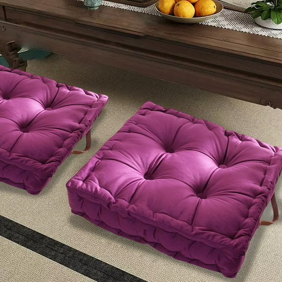 Floor Cushions for Sofa and Tatami Mats with Thickened Non-Slip Backing for Comfortable Lounging and Seating in Living Rooms and Bedrooms Akmoler