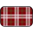 thumbnail image 1 of Floor Door Mats Bath Rugs Red Tartan Christmas , Entry Rug Non-Slip Washable Indoor Door Mat, Small Oriental Accent Throw Rug for Bedroom Kitchen Entryway Bathroom 36x24in Carpet Runner, 1 of 7