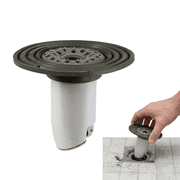 Floor Drain Backflow Preventer, Odor-Proof Shower Drain Plug with Magnetic Closure Valve, Complete Kit Includes Shower Drain Stopper, Shower Drain Hair Catcher & Shower Drain Cover