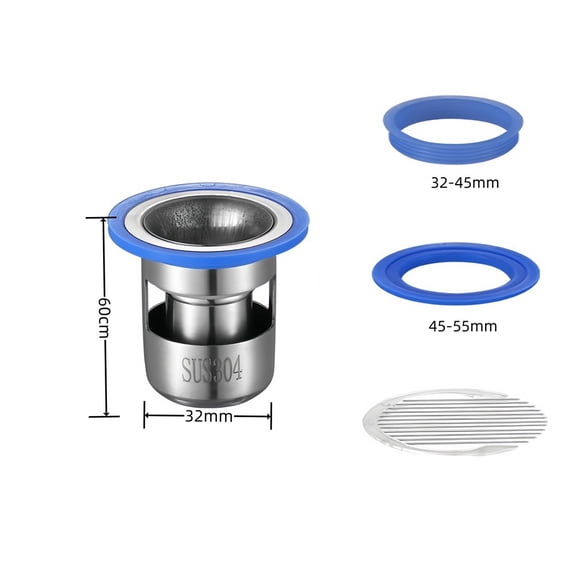 Floor Drain Core Deodorant Cover Floor Drain Filter Backflow Preventer 32MM