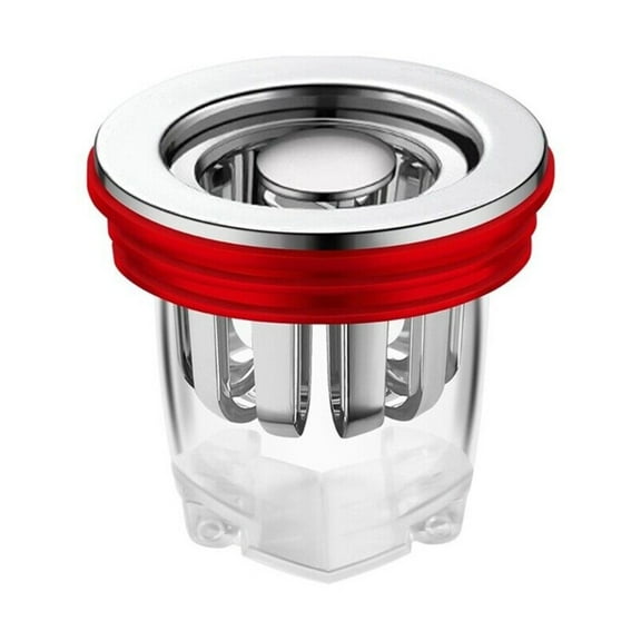 Floor Drain Core, Floor Drain Plug Sewer Core, Shower Bathroom Kitchen Floor Drain Anti-backflow One-Way Drain Valve Under The Water Pipe Core Magnetic Drain Plug Drain Plug（4 Pcs)