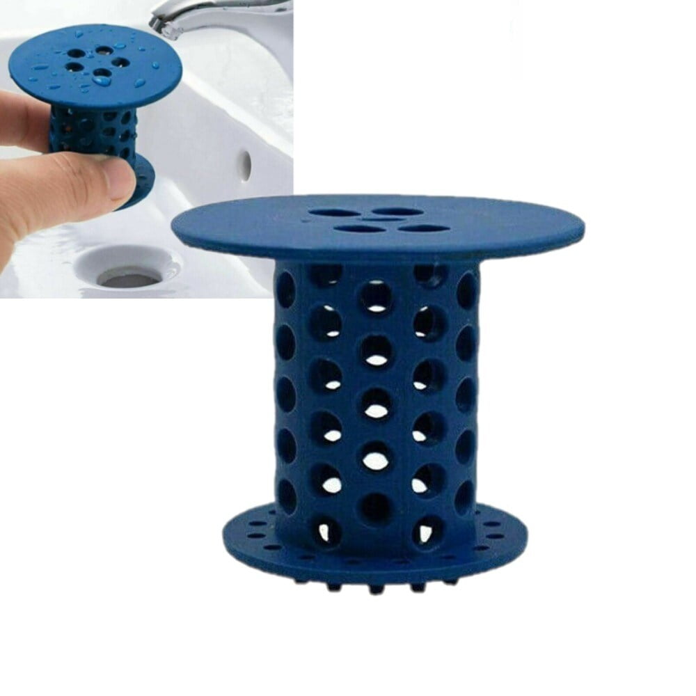 Floor Drain Filter Hair Collector Bathtub Socket Sink N/A Blue