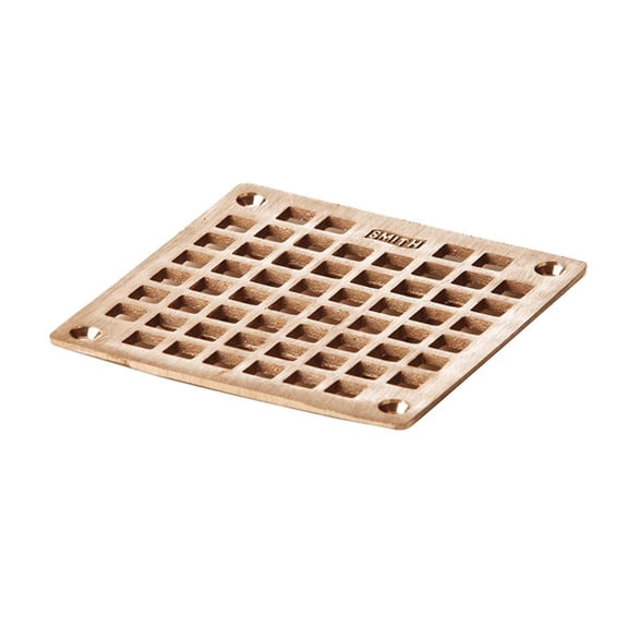 Floor Drain Grate, Square, 5-9/16In