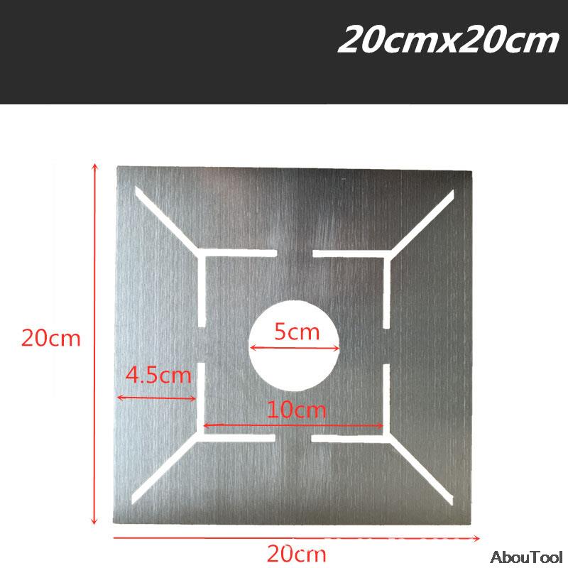 Floor Drain Locator Stainless Steel Tile Triangle Ruler Floor Drain