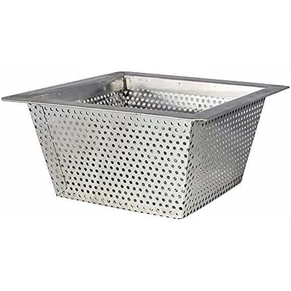 Floor Drain Strainer (Stainless Steel, 10" x 10" x 5") Stainless Steel Floor Drain Strainer. 10 in. x 10 in. x 5 in. | Commercial Laundry, Restaurants, Commercial Kitchens$$Tools & Hardware Other