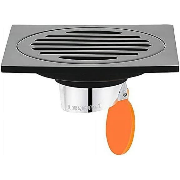 Floor Drain for Bathroom & Laundry, Stainless Steel with Scratch-Resistant Finish, Gravity Gates & Clog-Free Design (Ideal for High Traffic Areas)