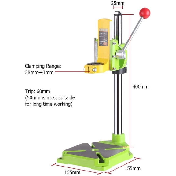 Floor Drill Press/Rotary Tool Workstation Drill Press Work Station/Stand Table for Drill Workbench Repair, Drill Press Table, Table Top Drill Press 90 Rotating Fixed Frame