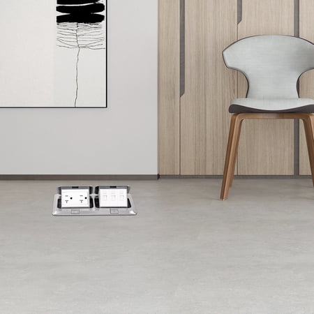 Floor Electrical Outlet Dual Pop Up Floor Outlet Box Multiple Sockets Ac 125v