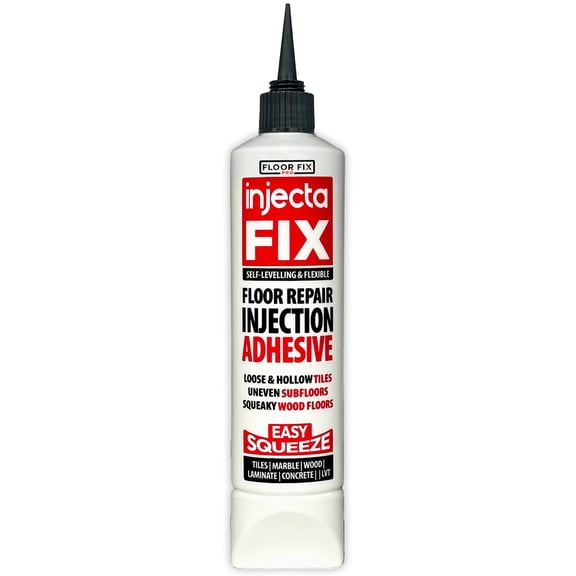 Floor-Fix Pro Injectafix Easy Squeeze Hollow & Loose Tile Adhesive, 1 x 10.1 fl oz