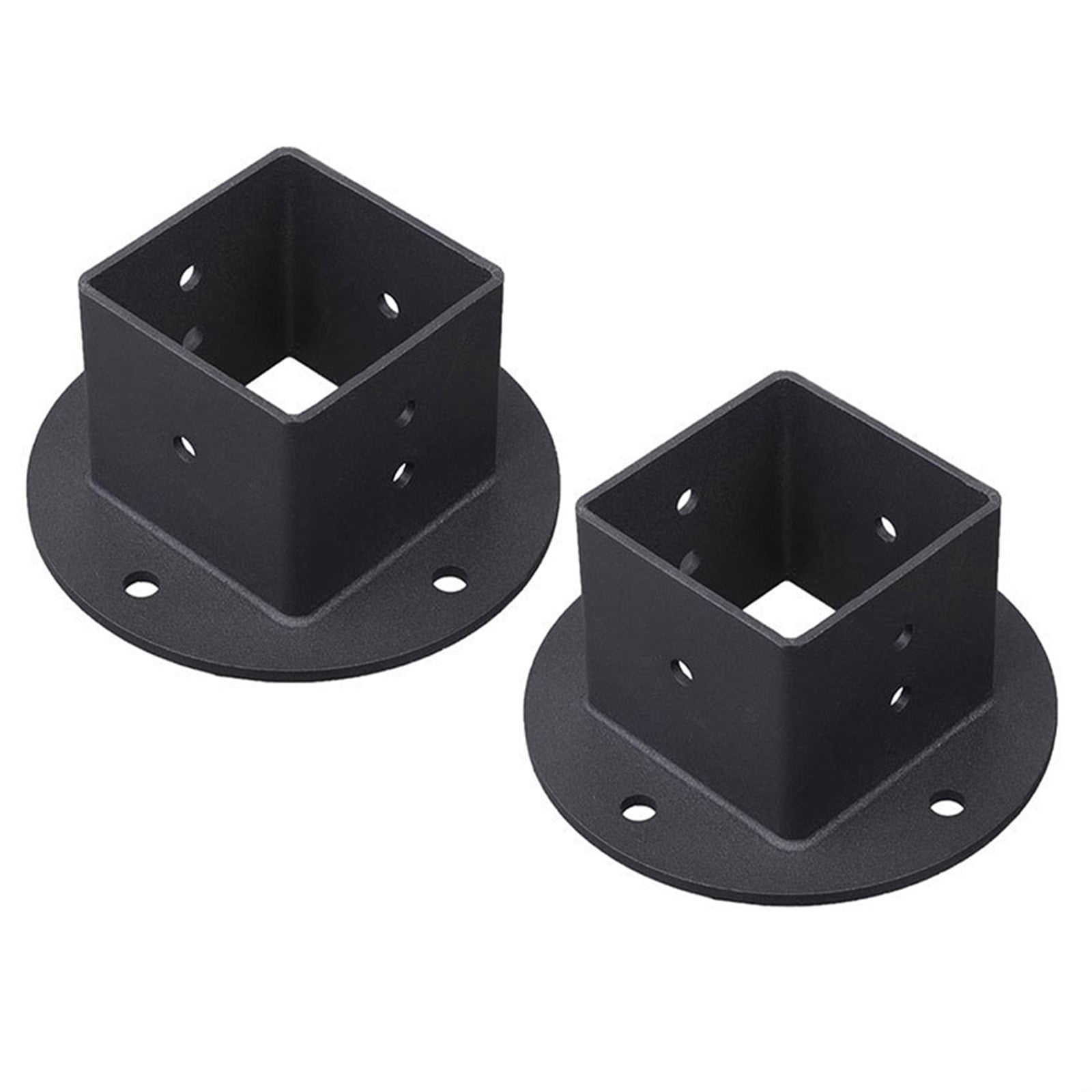 Floor Flange 2x2 Mounting Bracket Square Fence Pole Flange Base Heavy floor-flange-2x2-mounting-bracket-square-fence-pole-flange-base-heavy