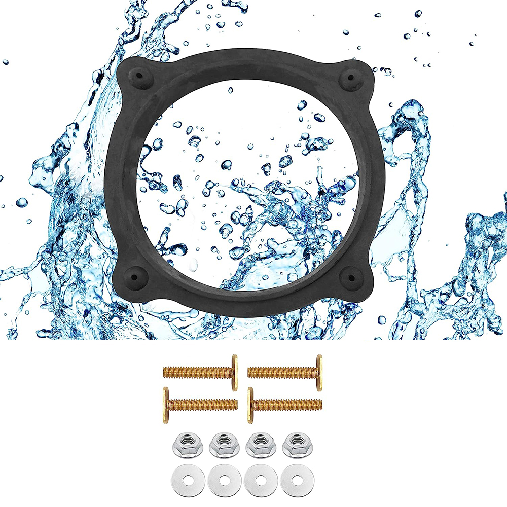 Floor Flange Seal w/ Nuts, Washers & TBolts Set For RV Toilet Seals
