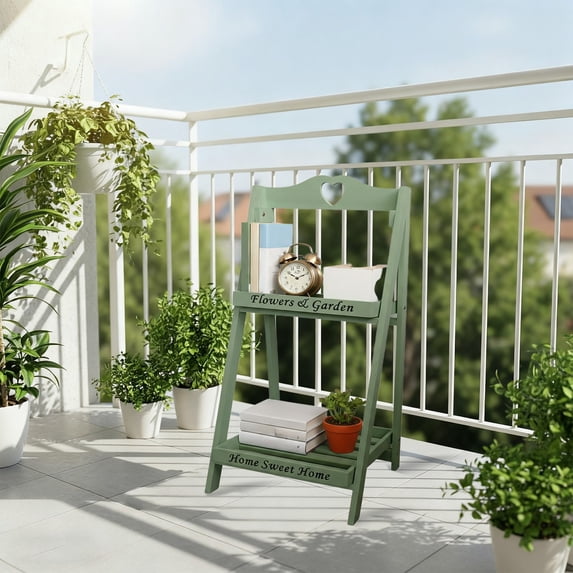 Floor Flower Rack Plant Stand Storage Shelf, Multi-Tier Organizer Decorative Indoor Outdoor Display, Suitable for Living Room Balcony Garden Use