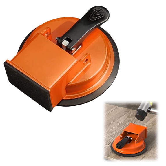 Floor Gap Fixer Tool, 2026 New Heavy Duty Floor Gap Fixer Tool, Enhanced Vacuum Suction Cup, Flooring Gap Repair Tool for Laminate, Vinyl, Wood & Tile Flooring (Orange)