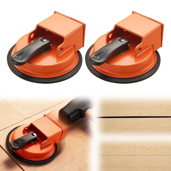 Floor Gap Fixer Tool, 2026 Upgraded Heavy Duty Floor Gap Fixer Tool,Adjustable Suction Cup Floor Setter & Leveler for Vinyl, Wood, Laminate Floors,DIY Gap Repair Tool (2PC)