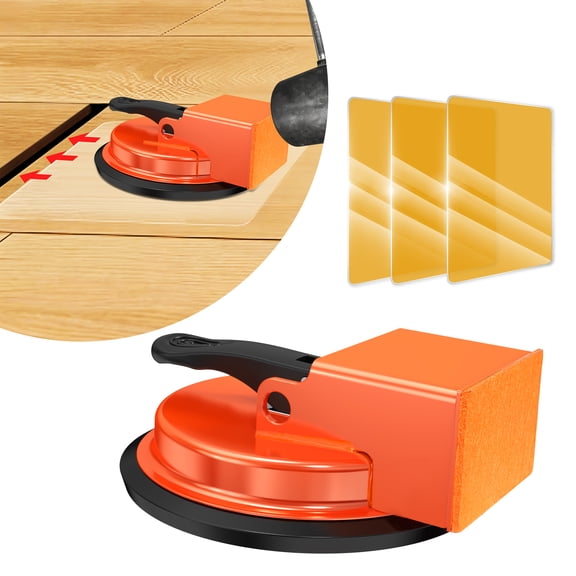 Floor Gap Fixer Tool-Upgraded Heavy Duty Floor Gap Fixer Suction Cup Tool, Adjustable Height Setter & Countertop Leveling Tools for Vinyl, Wood, Laminate Floors
