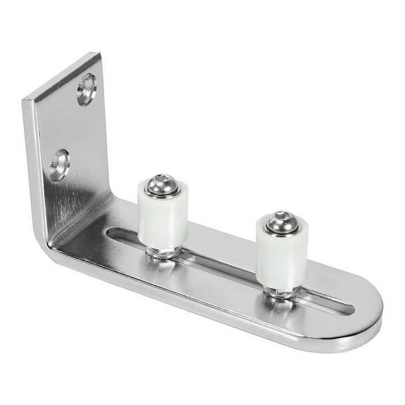 Floor Guide for Bottom Of Sliding Barn Doors Adjustable Wall Mount Stay Roller Guide Ball Bearings