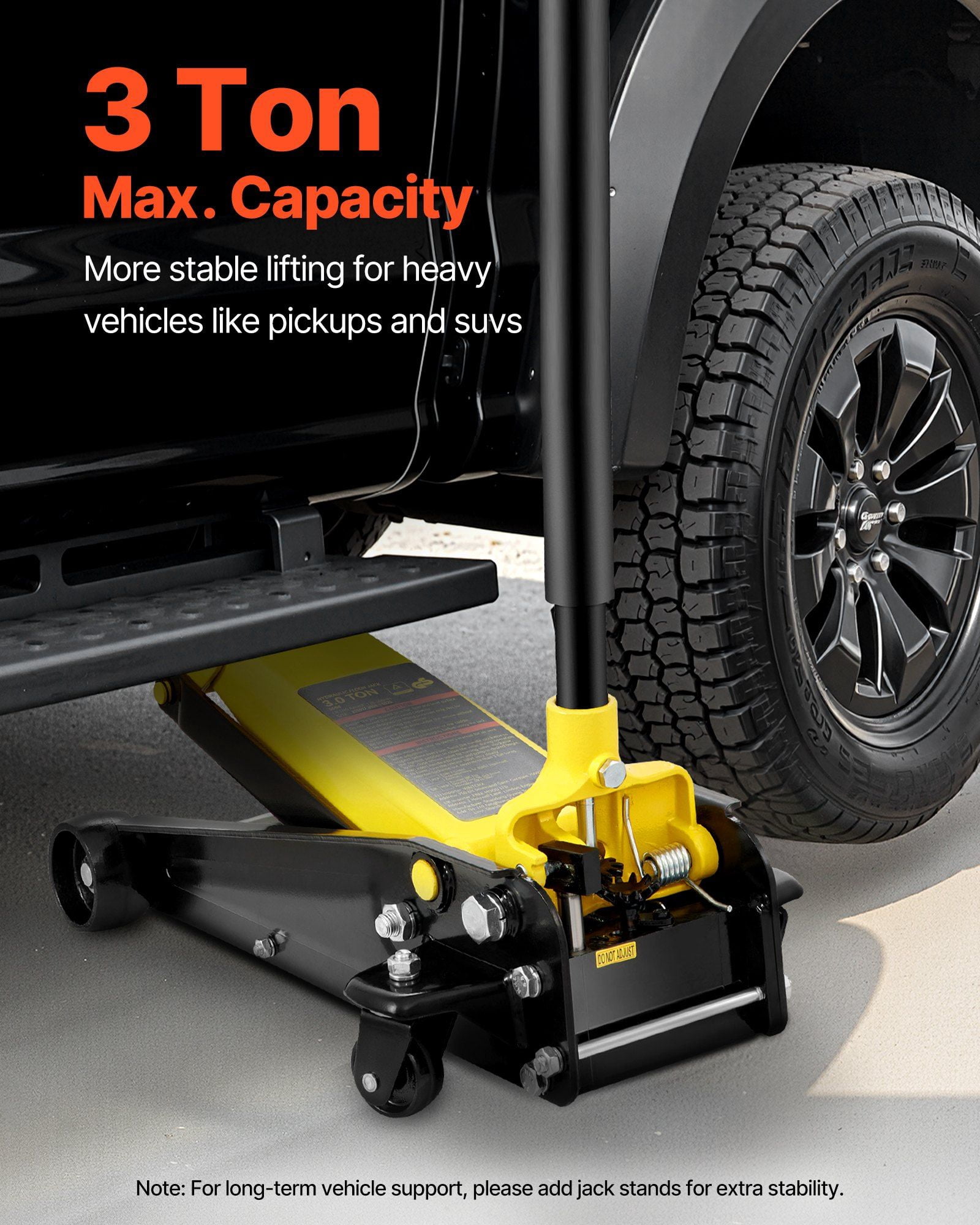 Floor Jack,3 Ton Low Profile Floor Jack,Heavy-duty Steel Racing Floor ...