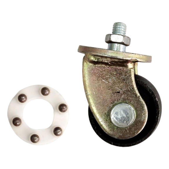 Floor Jack Caster Wheel Metal Construction Easy Installation for 2 Ton Horizontal Jack Models