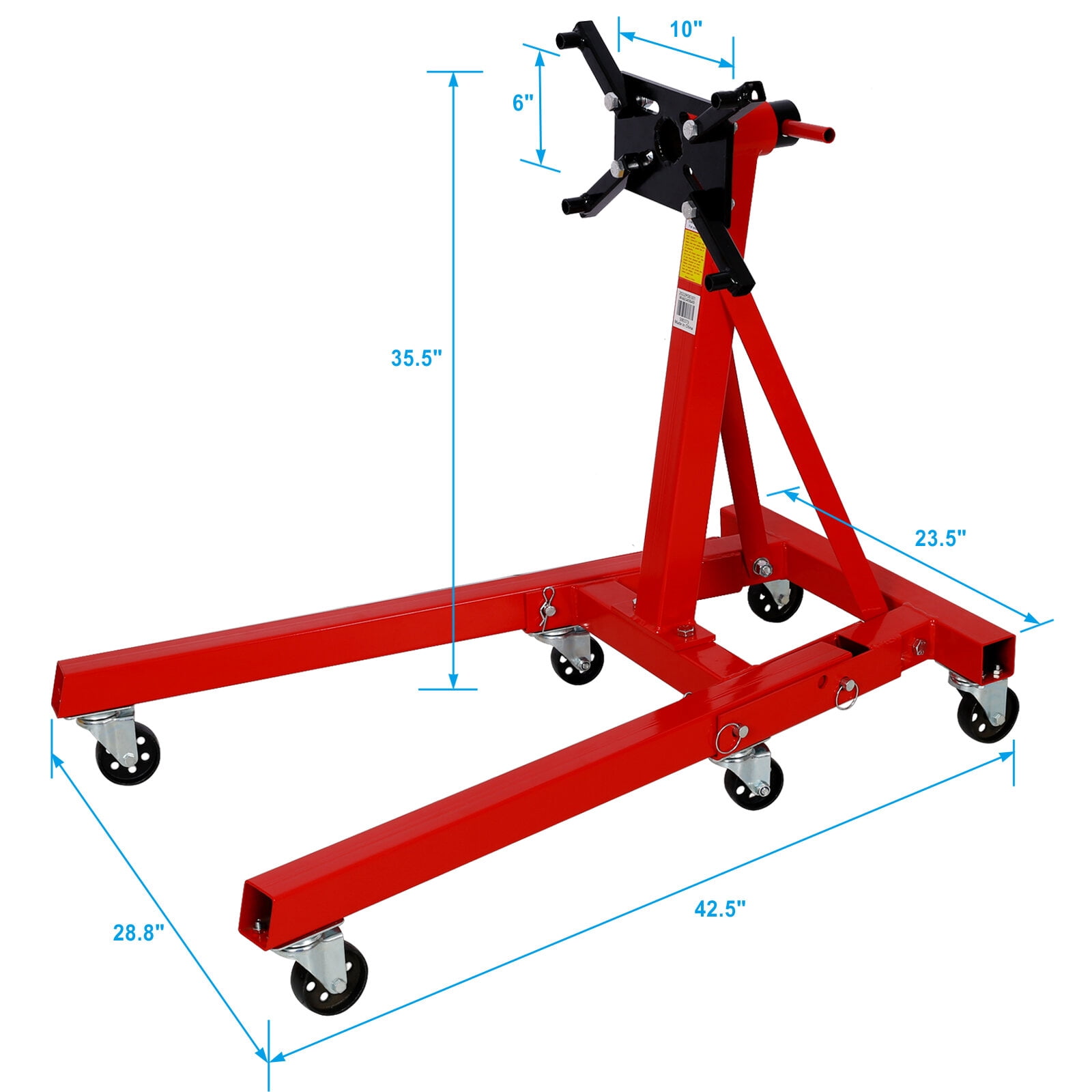 Floor Jack, Engine stand,Vehicle Engine Block Stand,Folding stand,steel ratating head 2000lbs, Red Car Jack,Steel Scissor Jack, Auto Parts & Transport Car Jacks