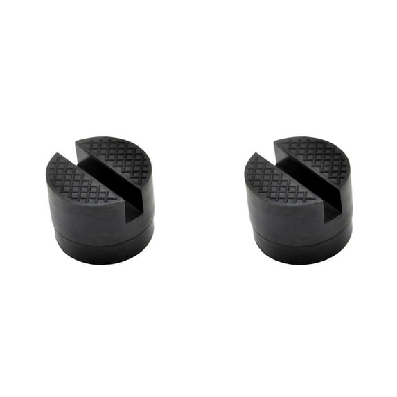 Floor Jack Rubber Pad, Universal Jack Pad Adapter, Pinch Weld Side Frame Rail Protector (2 Pack)