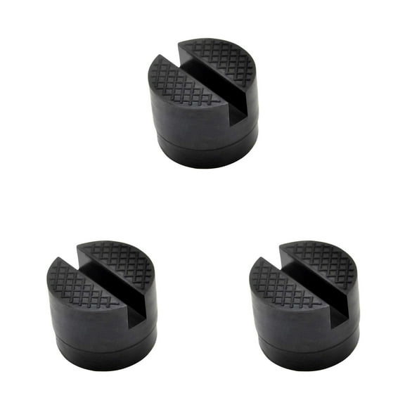 Floor Jack Rubber Pad, Universal Jack Pad Adapter, Pinch Weld Side Frame Rail Protector (3 Pack)