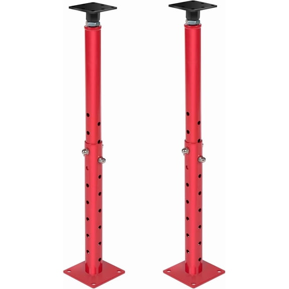 Floor Joist Jack, 19"- 36"(1'7"-3) Height Range Adjustable Floor Joist Jack House Jack ,Telescoping Jack for Temporary Support for Leveling,4400 lbs Height Capacity(Each)-2Pack