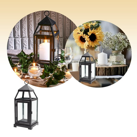 Floor Lamp Black Contemporary Metal With Clear Glasses Small Outdoor Metal Menorah