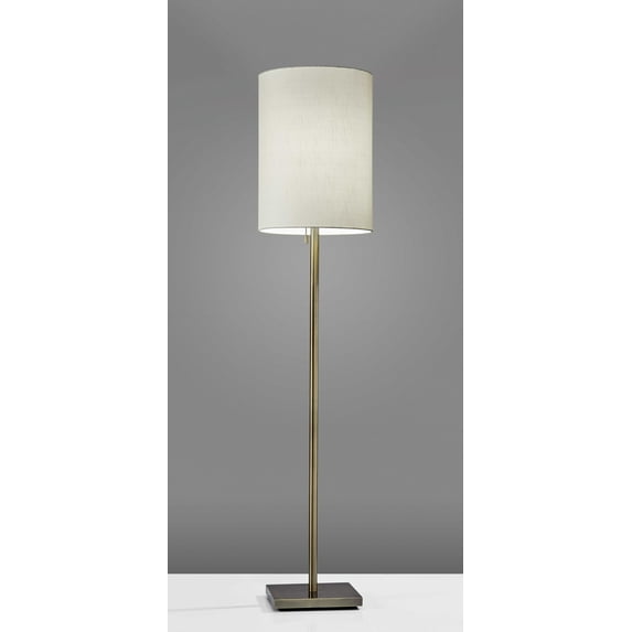 Floor Lamp Classic Silhouette Brass Metal