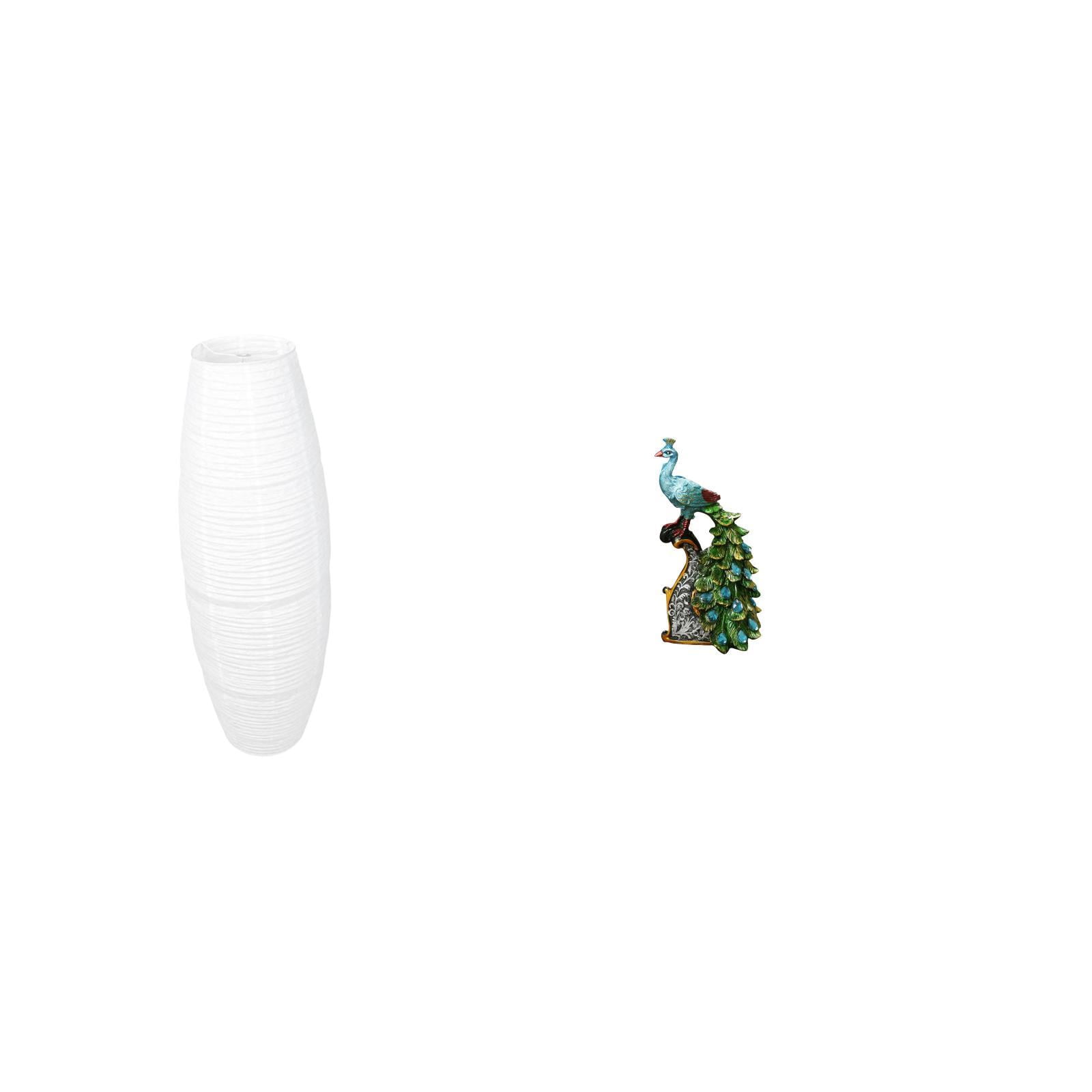 Floor Lamp Cover Rice Paper Floor Lamp Shade Decor Lamp Modern Paper and Resin Material for Bedroom Living Room Office