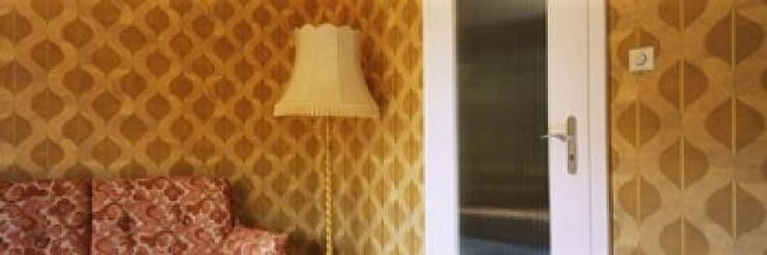 Floor Lamp In A Room Germany Canvas Art - Panoramic Images (18 x 6)