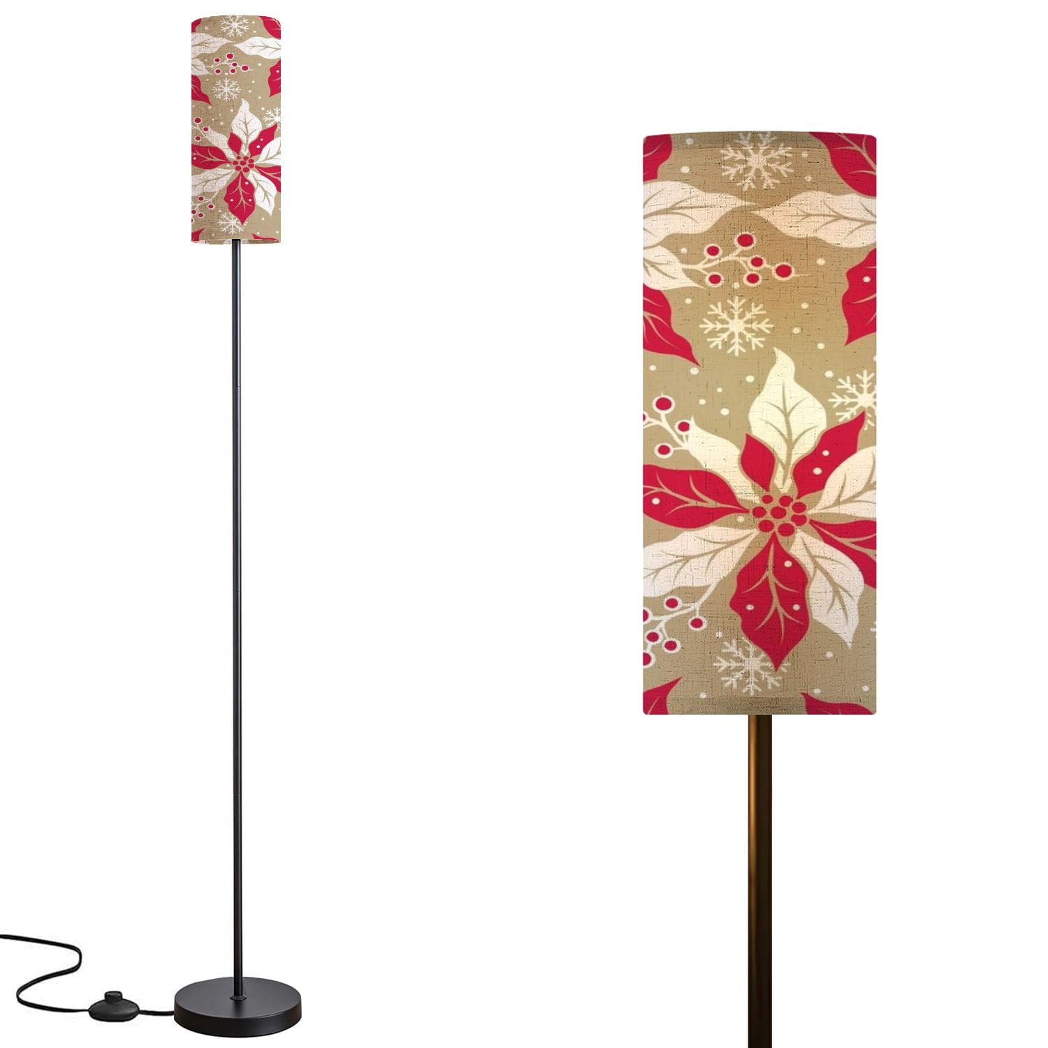 Floor Lamp for Living Room with 3 Color Temperature Seamless Pattern