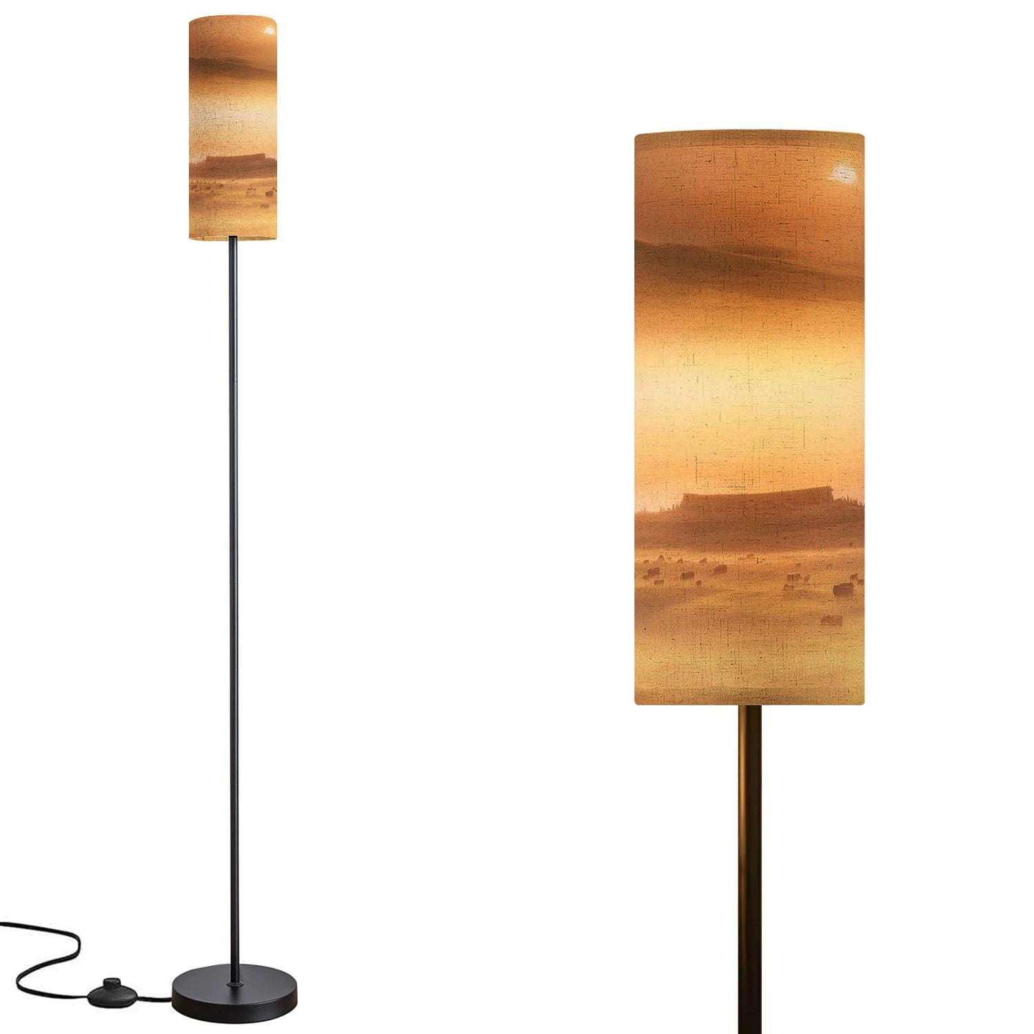 Floor Lamp for Living Room Bedroom Office with 3 Color Temperature LED ...