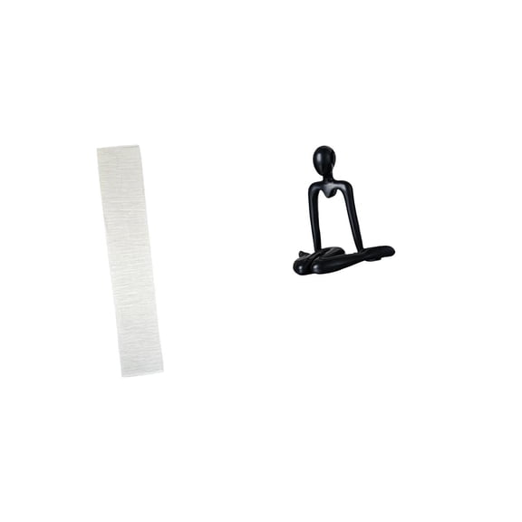 Floor Lamp Shade Desktop Figurine Thinker Sculpture Elegant Design Ideal for Study Room Bookshelf Cabinet Fireplace