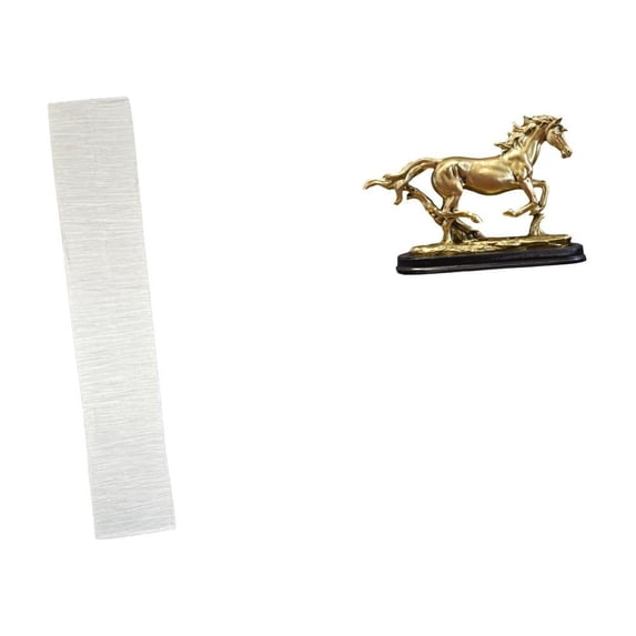 Floor Lamp Shade Horse Figurine Art Sculpture Paper Material for Living Room Study Desk Decoration Bookcase