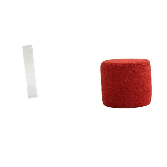 Floor Lamp Shade Study Room Light Lamp Footstool Sponge Velvet Comfort Suitable for Apartment Office Nursery