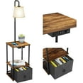 Floor Lamp with Table and Drawer Floor Lamps for Living Room Bedroom