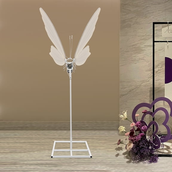 Floor Lamp, Wedding Electric Butterfly Floor Lamp, LED Standing Lamp for enhancing wedding stages, runway wayfinding, and decorative lighting