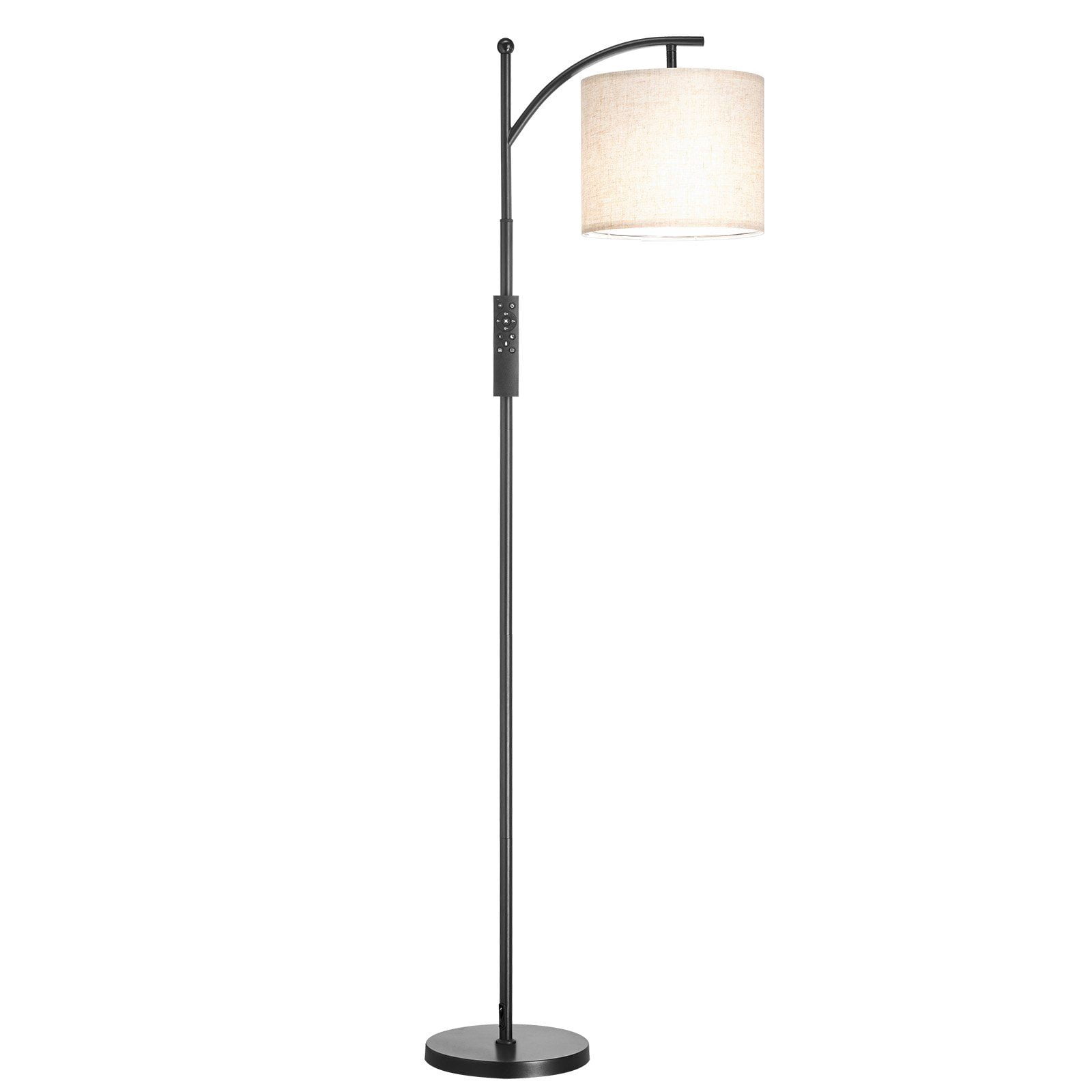 Floor Lamp for Living Room with Remote Control, Dimmable LED, 3 Color Temperature Options, Tall Standing Light