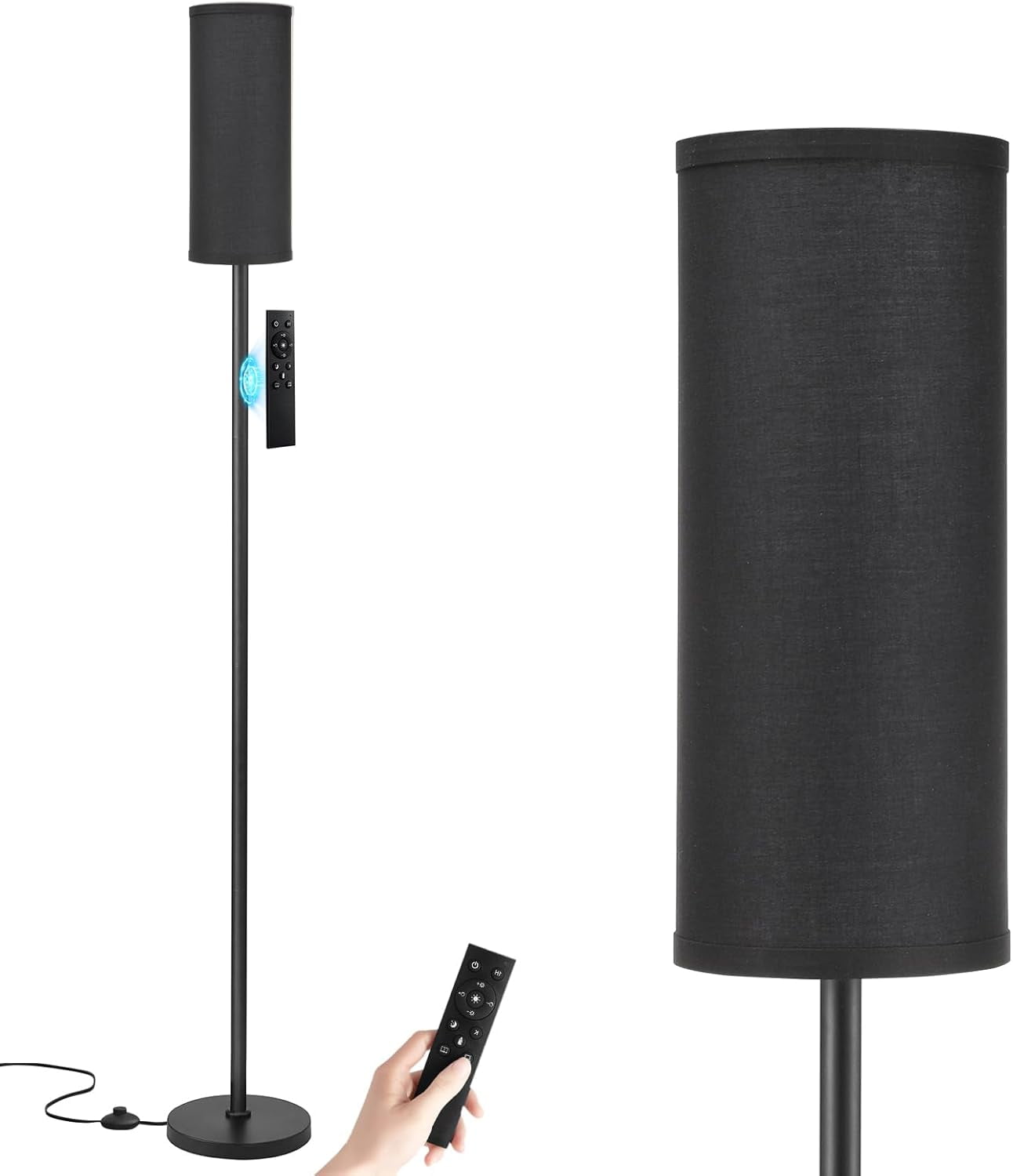 Floor Lamps for Living Room, 64" Modern Floor Lamp with Remote Control