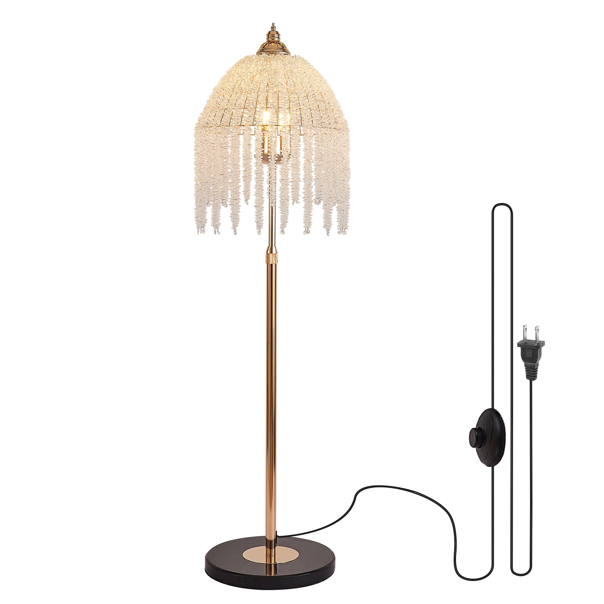 Floor Lamps for Living Room,Minimalist Style Floor Lamp with On/Off Foot Switch Energy-saving Environmentally Friendly Durable and long-lasting