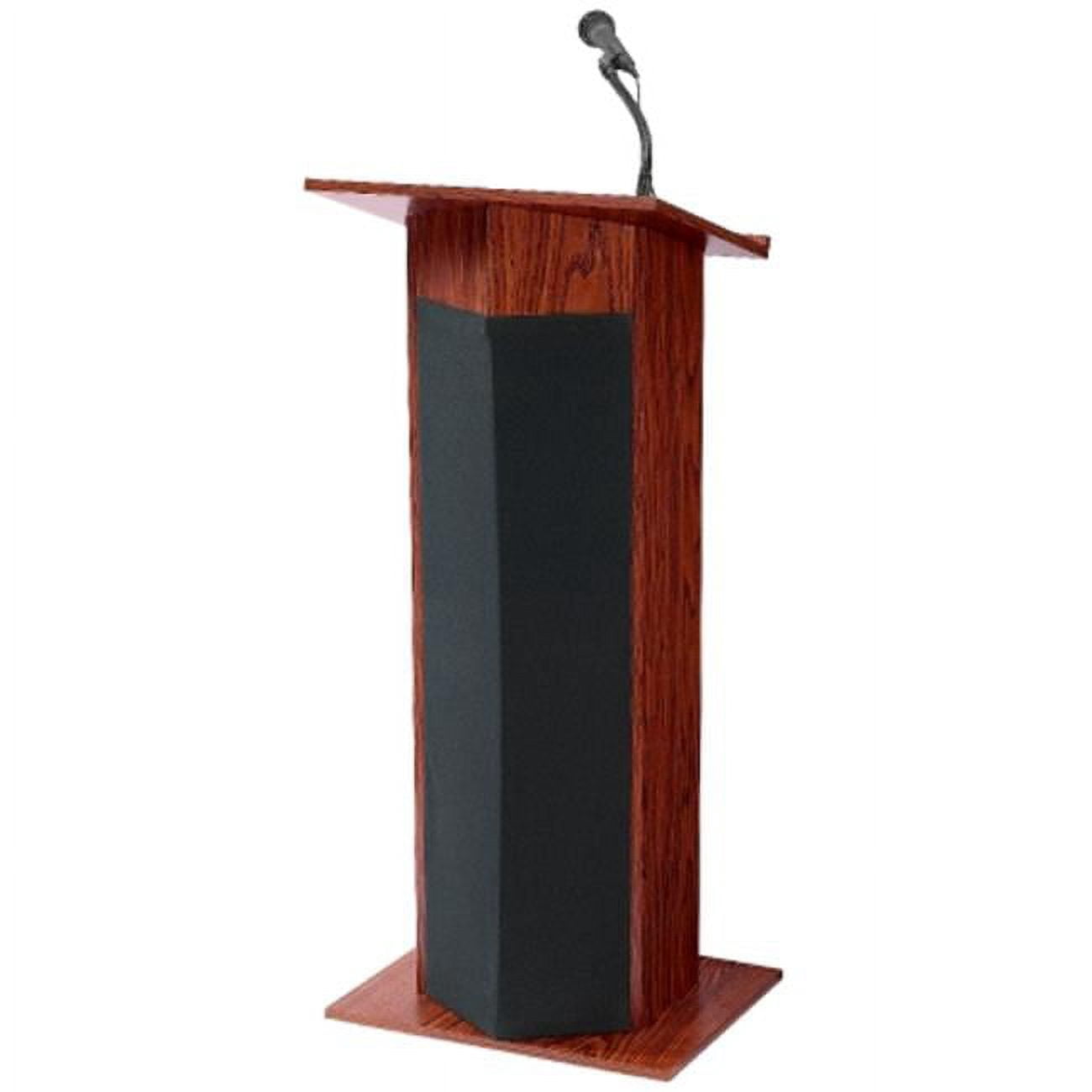 Fieldstone Lecterns Floor Lectern- Power Plus-Mahogany - Walmart.com