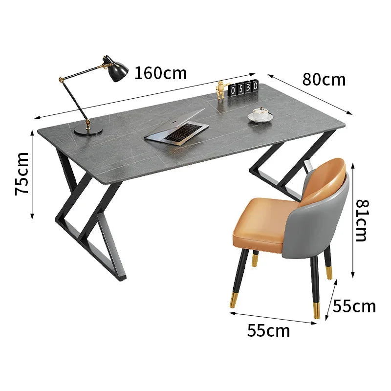 Floor Luxury Office Desk Reception European Shelf Executive Computer