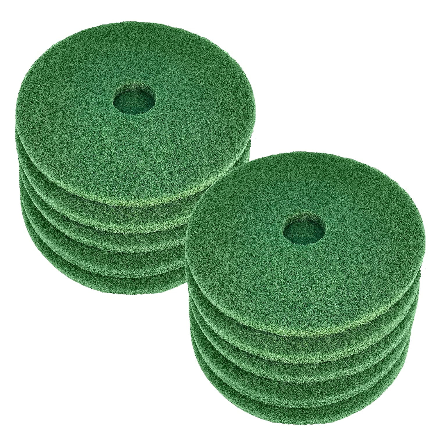 Floor Maintenance Pads Powerful Cleaning Replacement for Synthetic Floors, Thick NonWoven