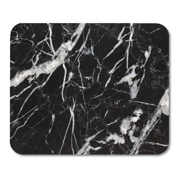Floor Many White Patterned Natural of Black Marble Marquina Mousepad Mouse Pad Mouse Mat 9x10 inch