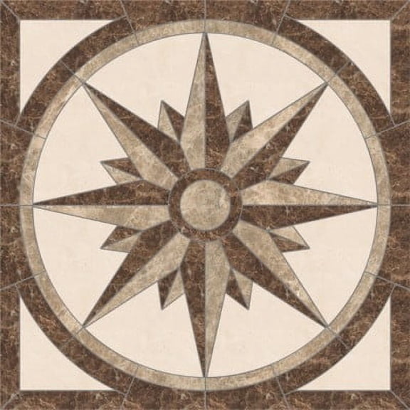 Floor Marble Medallion 40''x40''