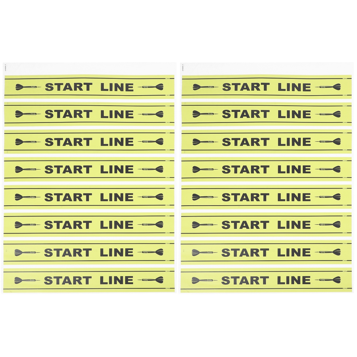 Floor Markers Darts Throwing Line Notice for Ground 10cm Game Supplies