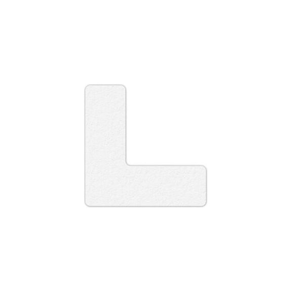 Floor Marking Tape White L Shape 25/Pkg. LM110W