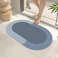 thumbnail image 1 of Floor Mat*1 Solid Color Absorbent & Quick Dry Bathroom Mat Style Household Anti Slip Rug Carpet, 1 of 4