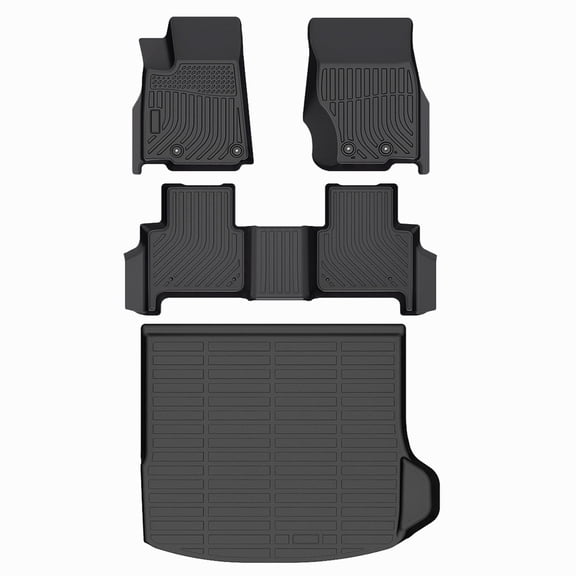 Floor Mat Liners Cargo Mat Fits for Jeep Grand Cherokee 2022-2025 All Weather Protection, TPE Truck Cargo Liners Floor Mats