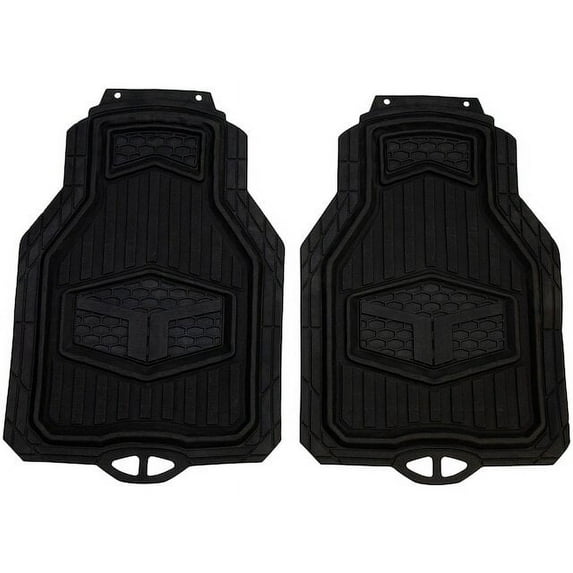 Floor Mat Set 2 Piece - Compatible with 2013 - 2018 Hyundai Santa Fe Sport 2014 2015 2016 2017